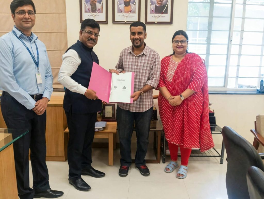 MOU with Entomon institute  of invertebrate